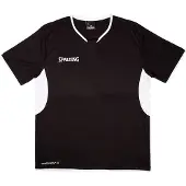 Spalding Shooting Short Sleeve T-shirt Zwart XL Man