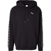 Puma Sweatshirt 'Ess Elevated Tape' zwart / wit