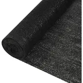 vidaXL Privacynet 195 g/m² 3,6x10 m HDPE zwart