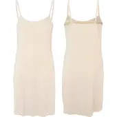 Gaubert Onderjurk - Spaghetti bandjes - XXL - Beige