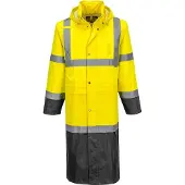 Portwest Contrast Raincoat 122cm H446 Hi-vis | Maat: L