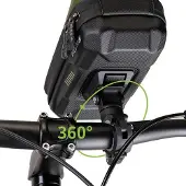 WildmanT Wildman fietstas/zadeltas voor bagagedrager, model GX330, zwart