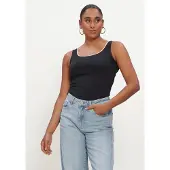 NUKUS Dames Tops & T-shirts Juba Singlet - Zwart - Maat XS