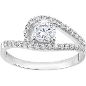 Diamant L'Eternel Ring zilver