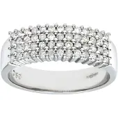 Diamant L'Eternel Ring zilver