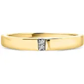 Diamant L'Eternel Ring 'Ring aus 375 Gelbgold mit Diamant' goud