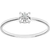 Diamant L'Eternel Ring zilver