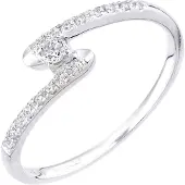 Diamant L'Eternel Ring zilver