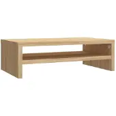 vidaXL Monitorstandaard 42x24x13 cm bewerkt hout sonoma eikenkleurig