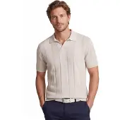 Gentiluomo Gentiuluomo poloshirt v hals beige
