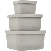 Kikkaboo Platinum Silicone Lunch Box Set 3 Units Groen
