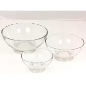 QDO Glazen Kommenset - 3-delig - Diverse maten