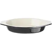 Vogue Gratineer Schaal Ovaal, Zwart 21 cm
