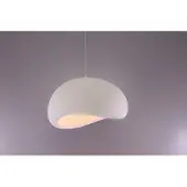 Nova Luce Natuurlijke hanglamp Aere wit 60cm