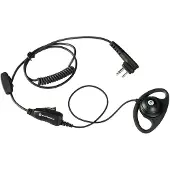 Motorola HKLN4599A, oortje in D-stijl met ingebouwde microfoon en push-to-talk knop