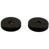 AllParts MK3155003 Zwarte Roller Knop Set voor Jazzmaster - 2 Stuks