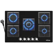 IsEasy Mgbg-775s2 77 Cm Gaskookplaat 5 Branders