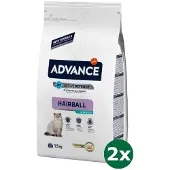 Advance cat sterilized hairball kattenvoer 2x 1,5 kg