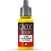 Vallejo Hobbyverf Acrylverf - 72006 Game Color - Sun Yellow - Acryl - Verf flesje - 18 ml
