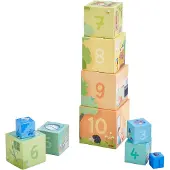 Haba stapelblokken karton educatief speelgoed Mijn thuis set.