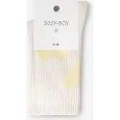 Sissy-Boy Witte sokken met hartjes | Maat: 39-41