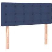 vidaXL Hoofdbord 80x5x78/88 cm stof blauw