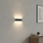 Artdelight Indirecte wandlamp Malibu Up-down - zwart