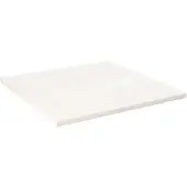 vidaXL Tafelblad vierkant 70x70x2,5 cm massief grenenhout wit