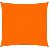 vidaXL Zonnescherm vierkant 5x5 m oxford stof oranje