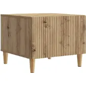 vidaXL Salontafel Artisan-Eik, 49 x 50 x 40 cm, houtvezel