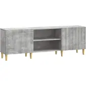 vidaXL TV Kast Betongrijs 150 x 31 x 50 cm Bewerkt hout