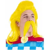 Chaks Kakofonix Asterix en Obelix pruik en snor