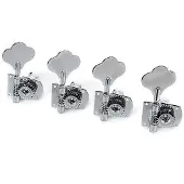 Fender 36400049 bass machine heads, Standard Series, chrome, set of 4