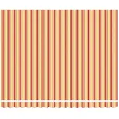 vidaXL Uitschuifbare luifel Geel en Oranje 400 × 300 cm