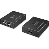 Digitus DA-73120 USB-extender USB-A, USB-A 2.0, RJ45 Via netwerkkabel RJ45 150 m