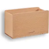 Legamaster Glasplaathouder WOODEN, magnetisch, belastbaar tot 400 g, B 150 x D 71 x H 90 mm, beukenhout, gelakt