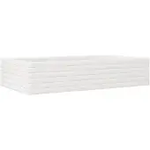 vidaXL Plantenbak 110x60x23 cm massief grenenhout wit