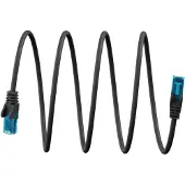 Goobay UTP CAT6a flexibele netwerkkabel | TPE LSZH | zwart | 15 meter