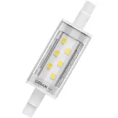 Osram LED SLIM LINE R7S, buisvormig, met dubbele voet, LED-stanglamp, kunststof, helder, 9,5 W (vervangt 75 W), 1055 lm, warm wit, 2700 K, 15000 uur, CRI 80