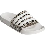 Adidas Muiltjes 'Adilette Shower' beige / zwart / wit