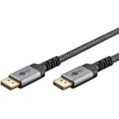 Goobay Plus DisplayPort kabel | DP2.1a (10K 60Hz) | UHBR13.5 (54Gbit/s) | 2 meter