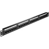 Pro Patchpaneel | Cat5e S/FTP | 19 inch (24-poorts, 1U, Horizontaal)