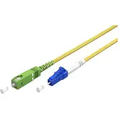 Goobay LC/UPC - SC/APC Simplex FTTH kabel | OS2 | geel | LSZH | 20 meter