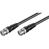 Microconnect BNC Aansluitkabel - 75 Ohm - 3 meter - Zwart