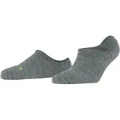 Falke Keep Warm anatomische pluche zool Merino Wol Dames Kousenvoetjes blauw - Maat 37-38