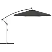 vidaXL Vervangingsdoek voor tuinparasol 350 cm antracietkleurig