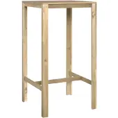 vidaXL Bartafel 60x60x110 cm geïmpregneerd grenenhout