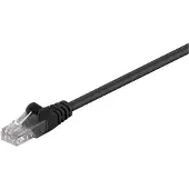 Goobay CAT 5e Patch Cable, U/UTP, black 50 m