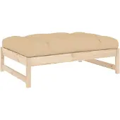 vidaXL Tuinvoetenbank 120x80 cm massief grenenhout