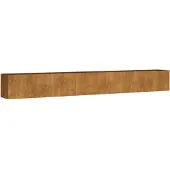 vidaXL Plantenbak verhoogd 360x40x40 cm cortenstaal
